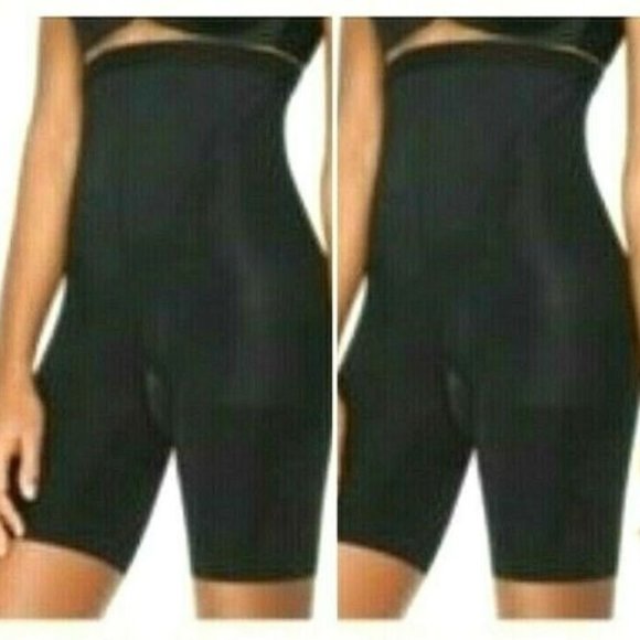 SPANX Other - BOGO Spanx Super Higher Power Shapewear High Waist Shorts Mid Thigh Size E Black